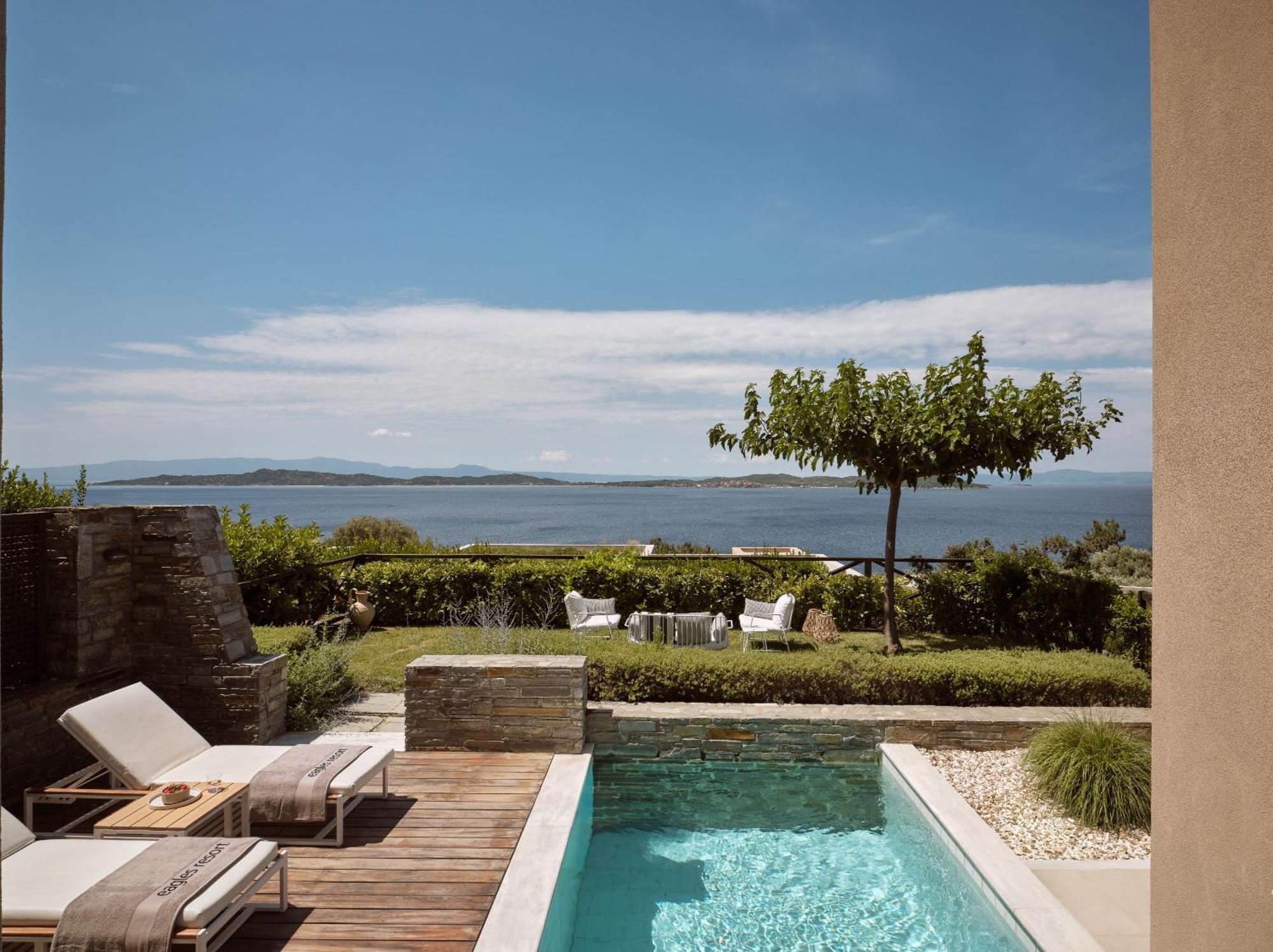 Eagles Villas - Small Luxury Hotels Of The World Ouranoupoli Bagian luar foto